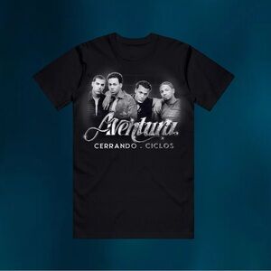 Aventura Cerrando Ciclos Tour Date Merch Tee Unisex Múltiple Sizes Avail. New